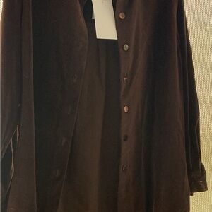 J. Jill, Women’s 100% cotton, sable brown jacket. Size XS petite.Soft & Elegant